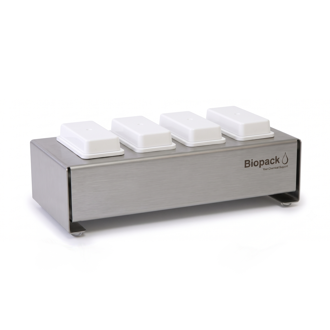 BATERIA DE COLORACION DE ACERO 4 CUBETAS